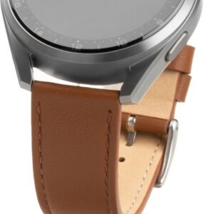FIXED älykellon nahkaranneke, 22 mm, ruskea