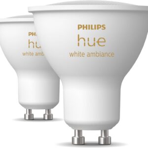 Philips Hue -LED-nutipirn, BT, valge meeleoluvalgus, GU10, 4,2 W, 2 tk pakis