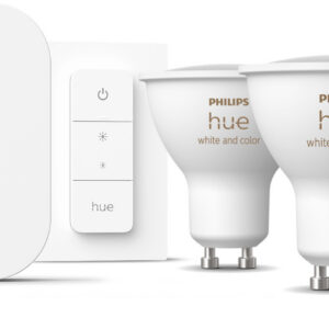 Philips Hue LED-nutilamp, BT, valge ja värviline meeleoluvalgus, GU10, 4,2 W, stardikomplekt