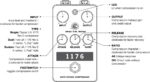 Universal Audio UAFX 1176 stuudiokompressori pedaal - Pilt 5