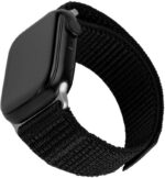 FIKSEERITUD nailonist nutikellarihm, Apple Watch Ultra 49 mm, must
