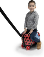 Heys Kids Ride-On -lasten matkalaukku, leppäkerttu - Pilt 5