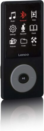 Lenco Xemio-860BK MP3/MP4 mängija, must - Pilt 2
