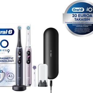 Oral-B iO Series 9 elektrilised hambaharjad, must ja roosa