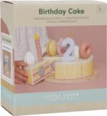 Little Dutch - puidust sünnipäevakook, roosa