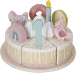 Little Dutch - puidust sünnipäevakook, roosa - Pilt 5