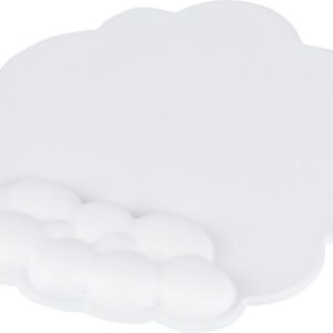 ErgoWork Cloud hiirematt randmetoega, valge