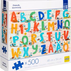 Mauri Kunnas tähestiku pusle, 500 tükki