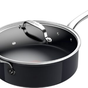 Tefal Jamie Oliver Prima klaaskaanega röstimispann 26 cm/4,1 L, must