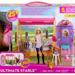 Barbie Ultimate Stable - talli-, nuku- ja ponimängukomplekt