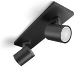 Philips Hue Runner valge meeleoluga nutikas kohtvalgusti, 2-osaline, must, BT, 2 x 4,2 W