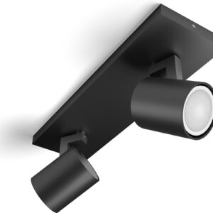 Philips Hue Runner valge meeleoluga nutikas kohtvalgusti, 2-osaline, must, BT, 2 x 4,2 W