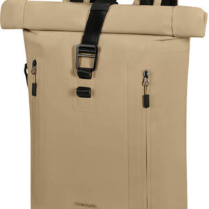 Samsonite Coatify Biz Rolltop 15,6" -reppu, hiekka