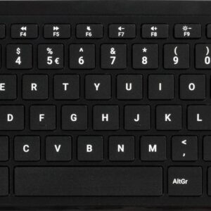 Hiirelõksu tüüpi miniklaviatuur, must