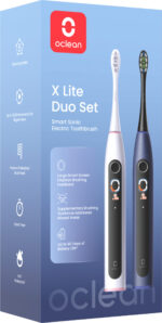 Oclean X Lite Smart Sonic Duo komplekt elektriline hambahari, hall ja sinine - Pilt 3