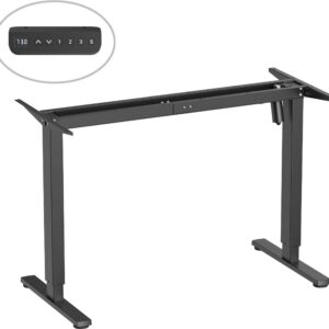 ErgoWork Stabil One elektriline lauaraam, must