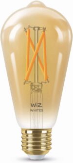 WiZ nutikas pirn, E27, merevaigukollane klaas - valge valguse varjundid, Wi-Fi, 2000-5000 K, 640 lm - Pilt 2