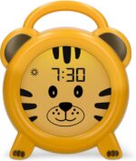Alecto Baby Tiger -unirytmiä opettava herätyskello, digitaali