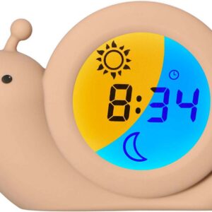 Alecto Baby Simon Snail unerütmi äratuskell, taupe