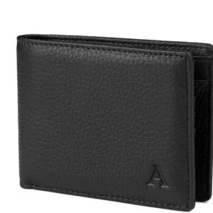 Aarni -hirvennahkainen lompakko kolikkotaskulla, musta