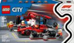 LEGO City 60443 – F1 boksipeatus ja meeskond ning Ferrari auto