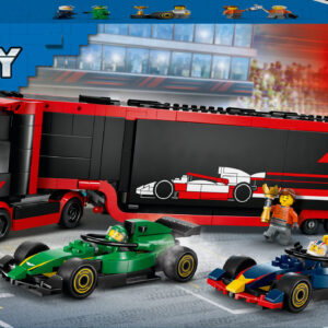 LEGO City 60445 – F1 veoauto RB20 ja AMR24 F1 autodega