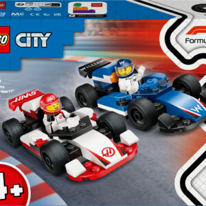 LEGO City 60464 – Williams Racing ja Haas F1 F1 võidusõiduautod