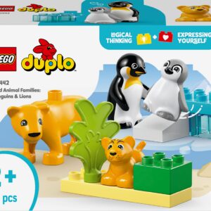 LEGO DUPLO Town 10442 – Metsloomade pered: pingviinid ja lõvid
