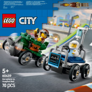 LEGO City 60459 – lennuk vs haiglavoodi – võidusõiduauto pakk