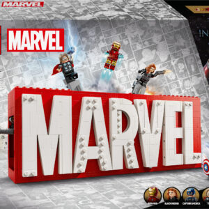 LEGO Super Heroes Marvel 76313 - MARVEL logo ja minifiguurid