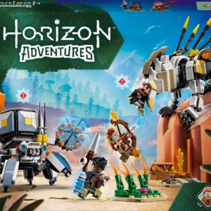 LEGO Horizon Adventures 77037 - Aloy ja Varl vs. Kilbikandja ja Sawtooth