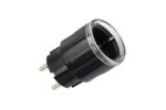 Shelly Plug S Gen3 kaugjuhtimispuldi pesa WiFi-võrgu jaoks, 2500 W, 12 A, must