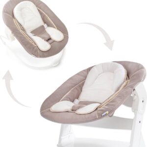 Hauck Alpha Bouncer 2in1 hüppelaud ja söögitool, veniv beež