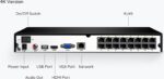 Reolink NVS16 4K UltraHD PoE salvesti, 4 TB - Pilt 2
