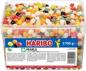 HARIBO Pearls, lahtised kommid, 2,7 kg