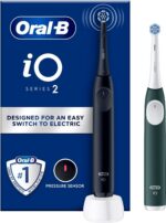 Oral-B iO2 Duo elektriline hambaharjapaar, must ja roheline