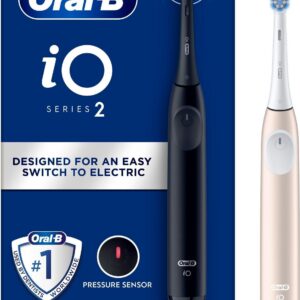 Oral-B iO2 Duo elektriline hambahari, must ja roosa
