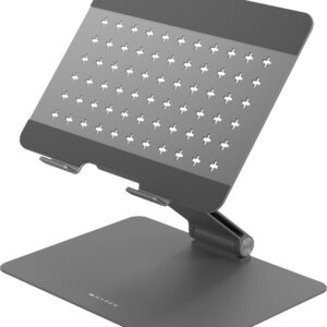 Hyper HyperSpace Flex sülearvuti alus reguleeritava sülearvuti alusega, hall