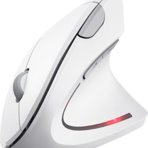 Trust Verto ergonoomiline juhtmevaba vertikaalne hiir, valge