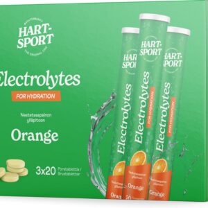 Hart-Sport elektrolüütide kihisev tablett, oranž, 3 x 20 tbl
