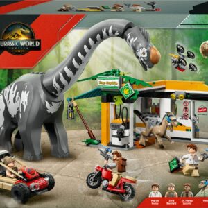 LEGO Jurassic World 76973 Raptori ja Titanosauruse rada