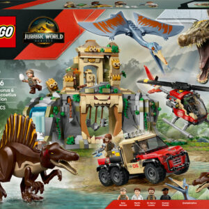 LEGO Jurassic World 76976 Spinosauruse ja Quetzalcoatluse põgenemislend