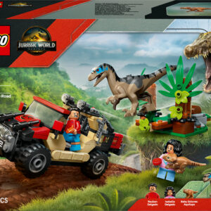 LEGO Jurassic World 76972 Raptor ja põgenemine maasturiga