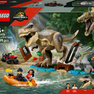 LEGO Jurassic World 76975 T. rex ja jõelt põgenemine