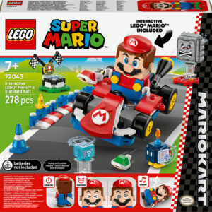 LEGO Super Mario 72043: Mario Kart - interaktiivne LEGO Mario ja Standard Kart