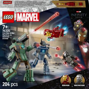 LEGO Marvel 76320 - Raudmees ja sõjamasin vs. Haamri droonid