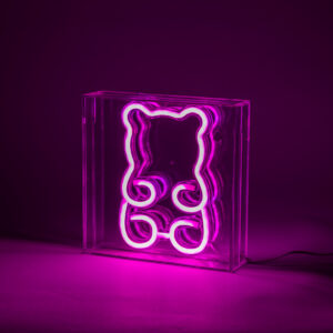Fuj:tech Neon Teddy lamp
