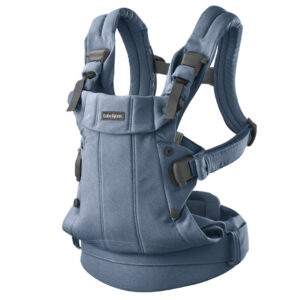 BabyBjörn Harmony Woven Mélange kandekott, sinine