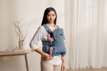 BabyBjörn Harmony Woven Mélange kandekott, sinine - Pilt 2