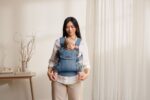 BabyBjörn Harmony Woven Mélange kandekott, sinine - Pilt 3